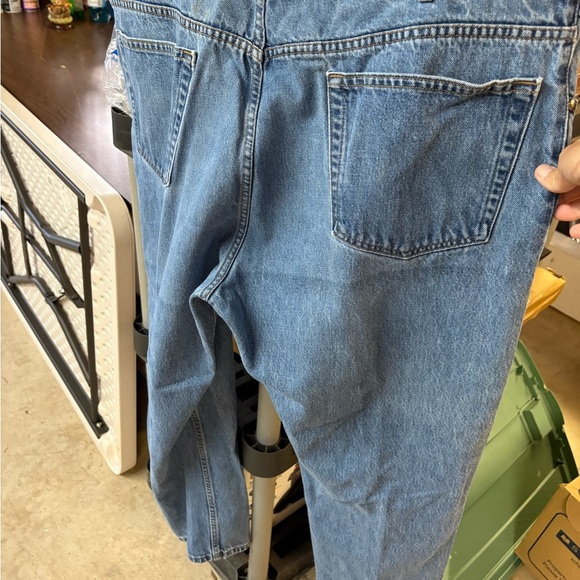 Men’s Dockers Blue Jeans Classic Denim with Leather Patch - Picture 10 of 10